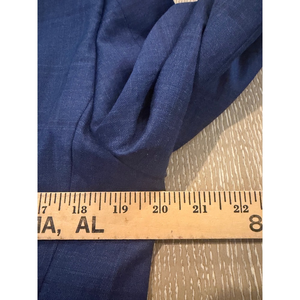 Tommy Hilfiger The Flex Tailored Move Sport Coat Blazer‎ Navy/Burgundy 40L NWT - Picture 6 of 9